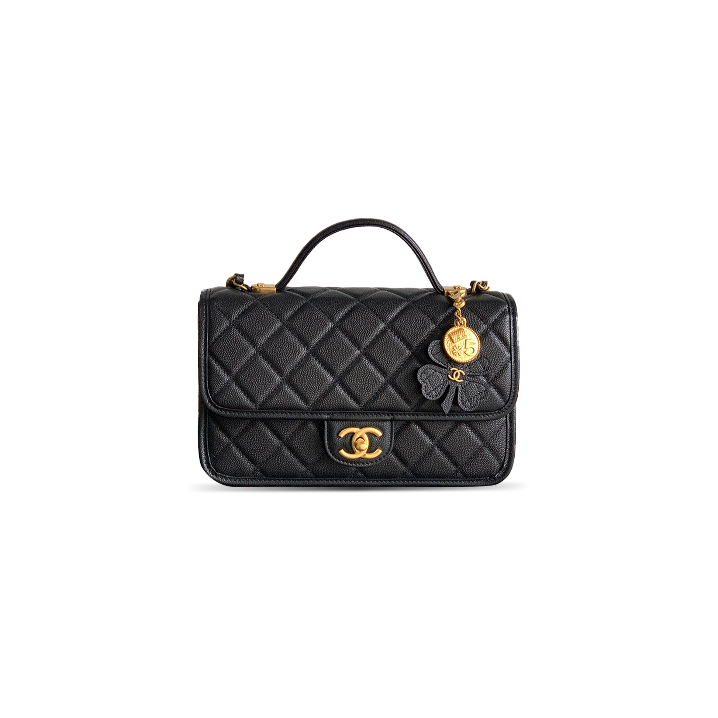 CHANEL MASTER FLAP BAG WITH TOP HANDLE AS3653 (25*16.5*8.5cm)